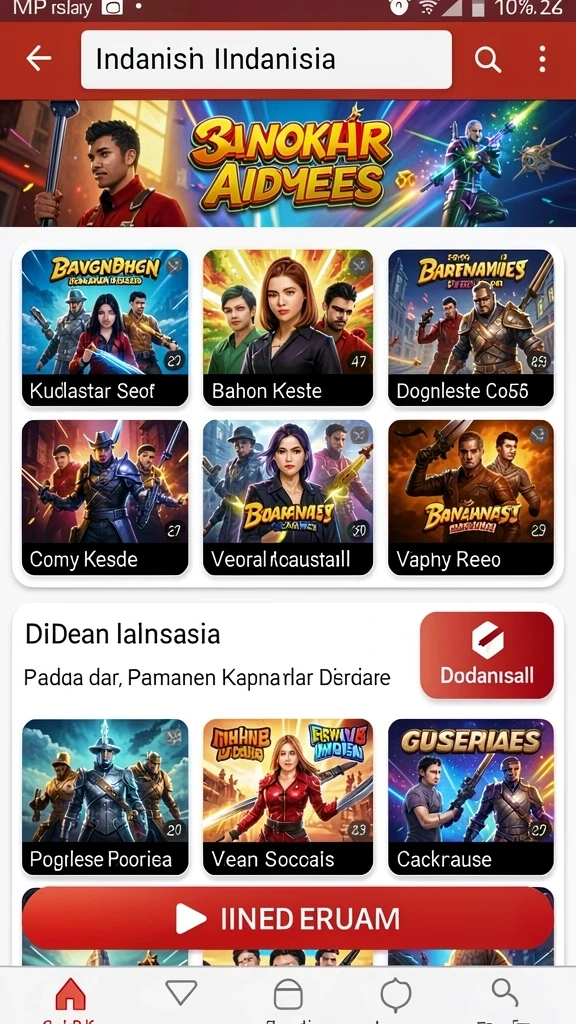yoyo88 - Tangkapan layar memperlihatkan beberapa mode permainan yang tersedia.